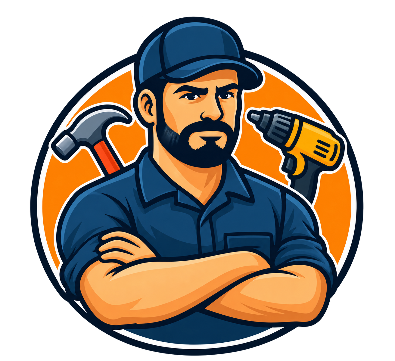 HIREMAN handyman logo